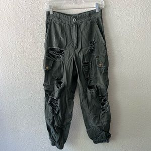 Carmar Olive Green Cargo Joggers